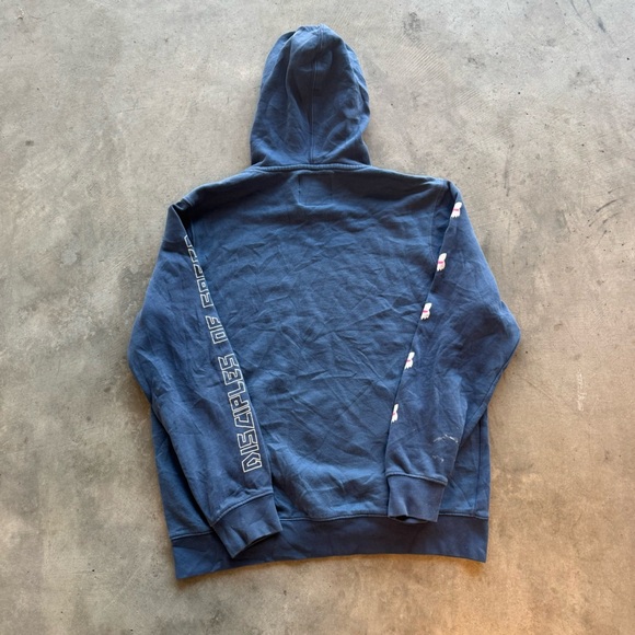 Y2K Blue Fox Racing Hoodie - Picture 4 of 5